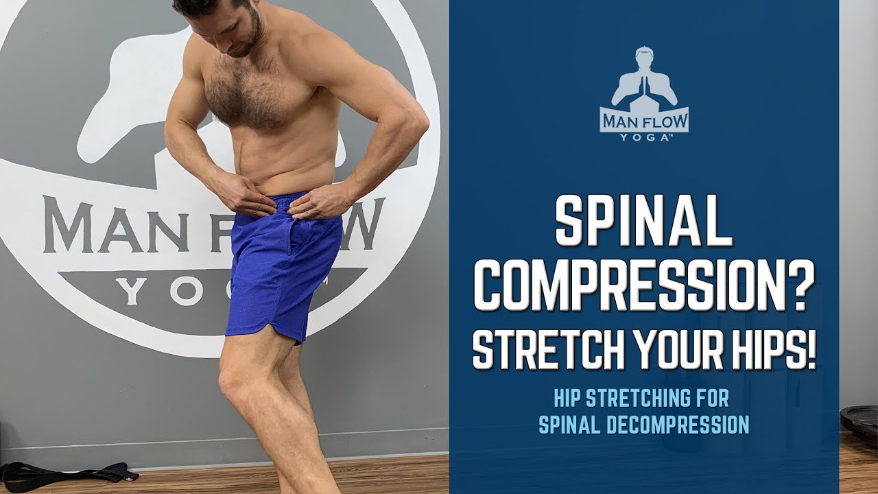 At Home Spinal Decompression Secret - Stretch Your Hips Instead!