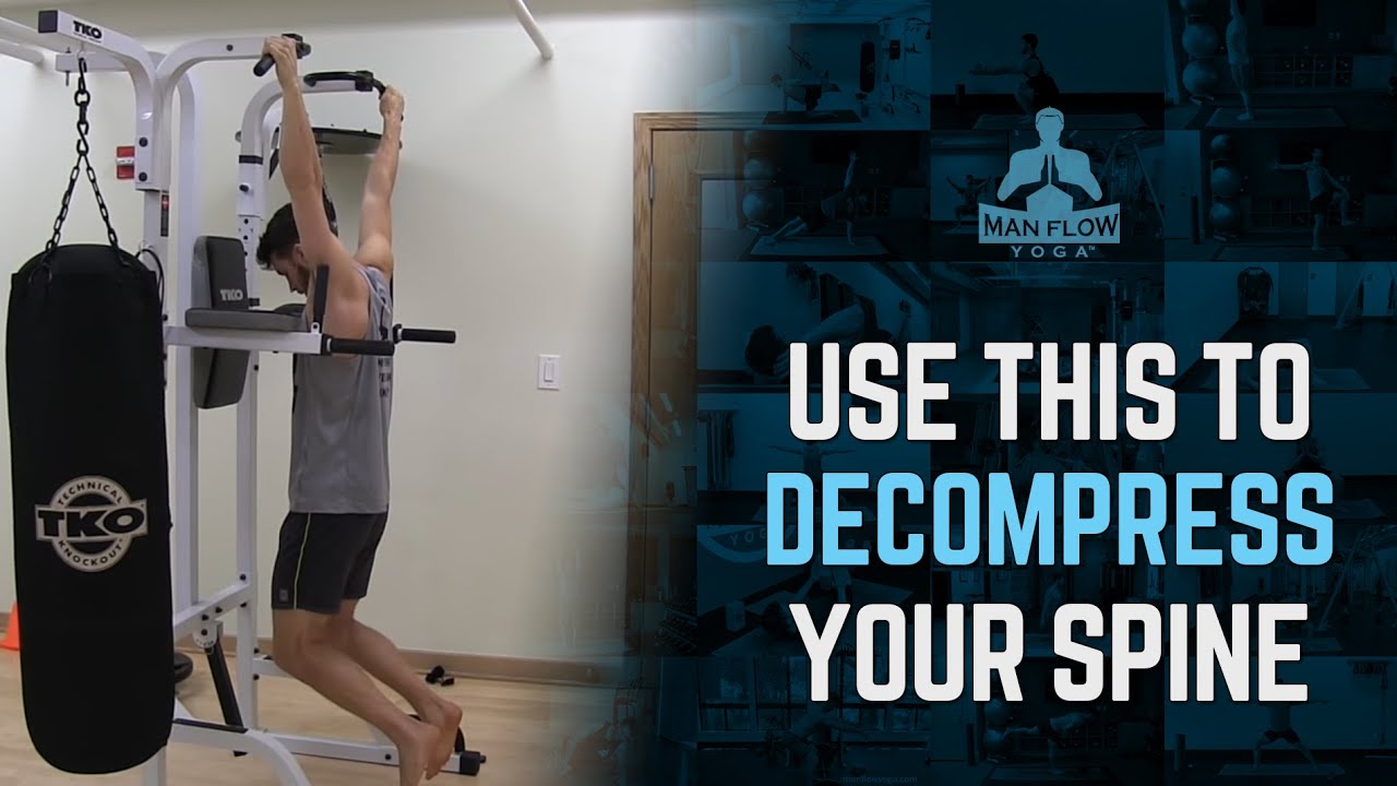 Use THIS One Thing to Decompress Your Spine After a Workout | Spinal Decompression | #yogaformen